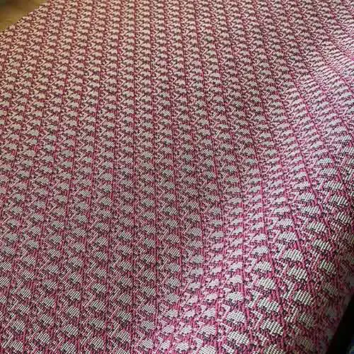 DJ15 Pink Jacquard Fabric with little patterns for Sneaker Customizing, Shoes, Bags