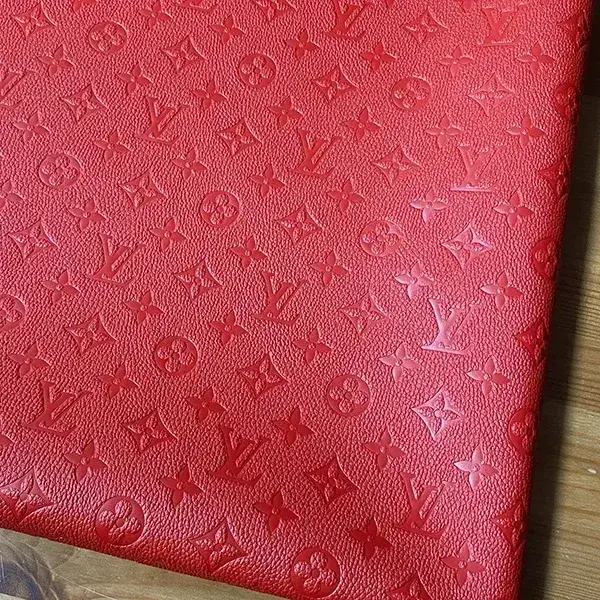 LL20 Embossed Red Fabric