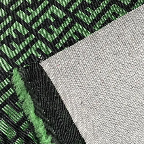 FJ09 Fabric by the yard with Green FF pattern