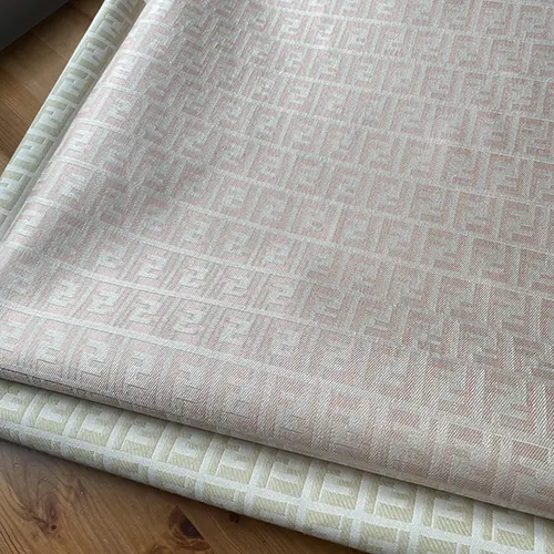 FJ04 Pinkish Jacquard Fabric