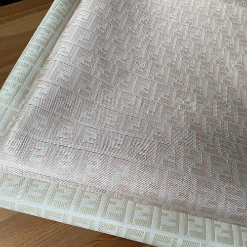 FJ04 Pinkish Jacquard Fabric